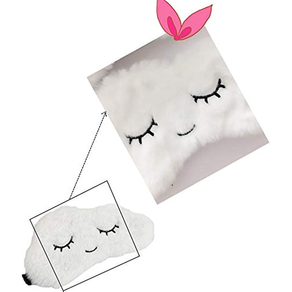 Miếng Bịt Mắt Ngủ Hình Đám Mây Hoạt Hình Siêu Mềm