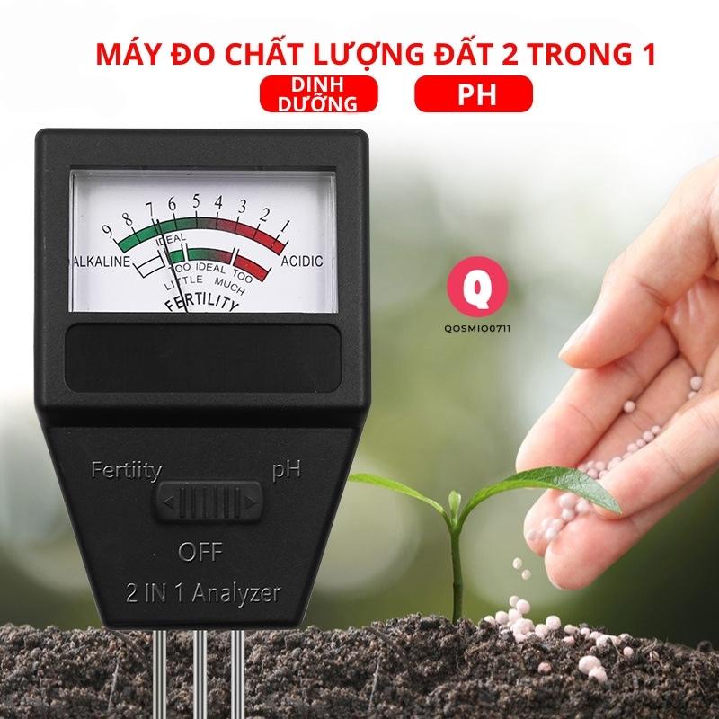Máy Đo Dinh Dưỡng Đất 2 Trong 1, Đo pH Đất , Độ Màu Mỡ Của Đất Doctor Plant