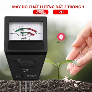 Máy đo dinh dưỡng đất 2 trong 1, đo ph đất , độ màu mỡ của đất doctor plant