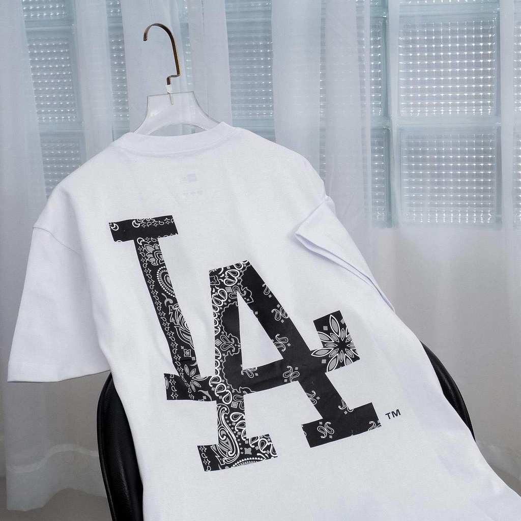 (Auth) - Áo New Era La trắng Logo Paisley Đen | 12715360