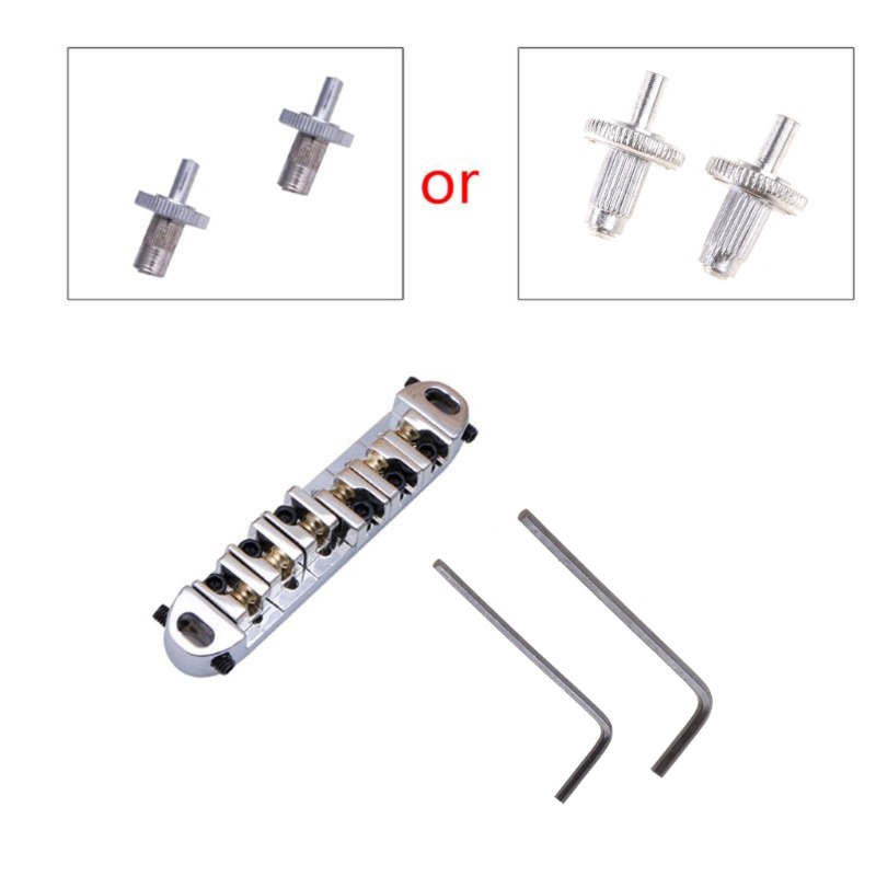 Phụ Kiện Khóa Ngựa Đàn Guitar GB for LP 6 Dây Bằng Chrome