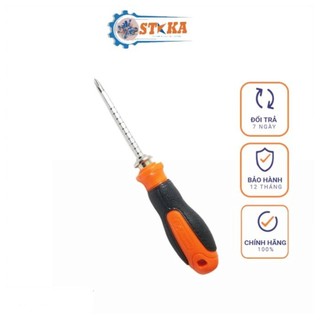 Tuốc nơ vít - Tô vít 1 đầu 6x100mm cán cao su chống trượt chống dầu Kapusi cao cấp Japan, Tua vít 1 đầu 6x100 KPS K-7137
