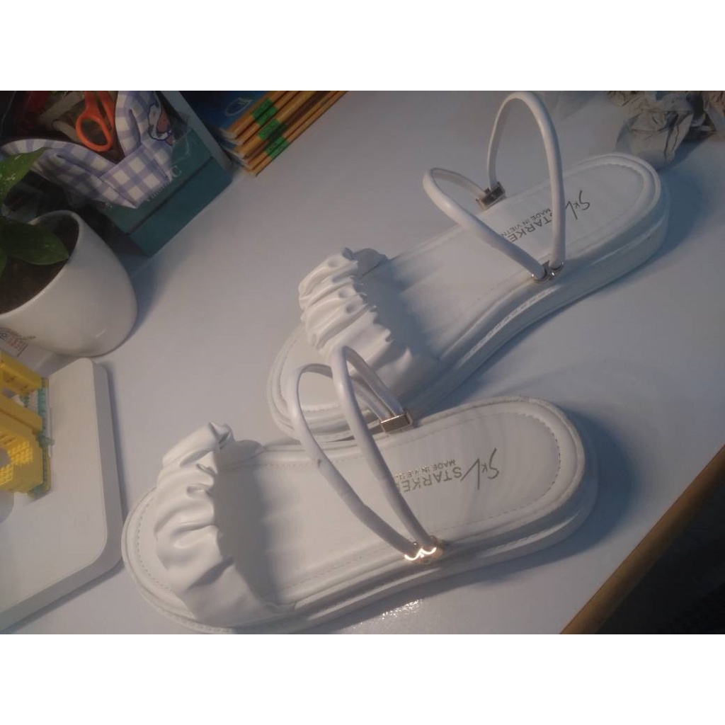 Sandal nữ đế BÁNH MÌ 3P QUAI NHÚN 2IN1 MANG 2 KIỂU siêu xinh SD-0323