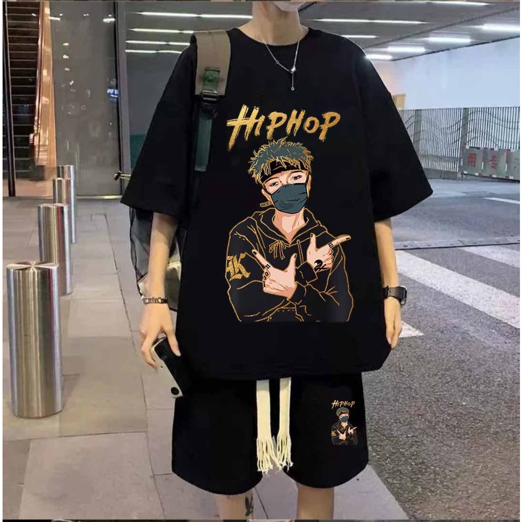 đồ bộ thể thao nam thời trang unisex set nam from rộng quần thun nam ngắn from rộng phong cách hàn quốc .
