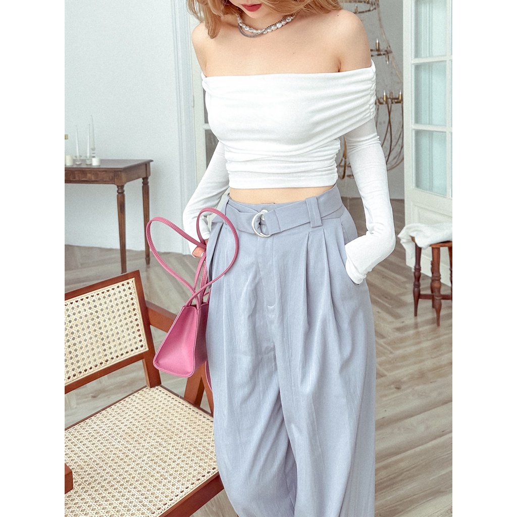 Quần xám suông ống rộng Lager Pants Gem Clothing SP060748