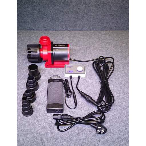 Bơm Bể Cá Điều Khiển SunSun DC 24V Chống Giật , Chống Nhiễm Điện Có Bảng Điều Khiển DJP6000 12000 18000L/h