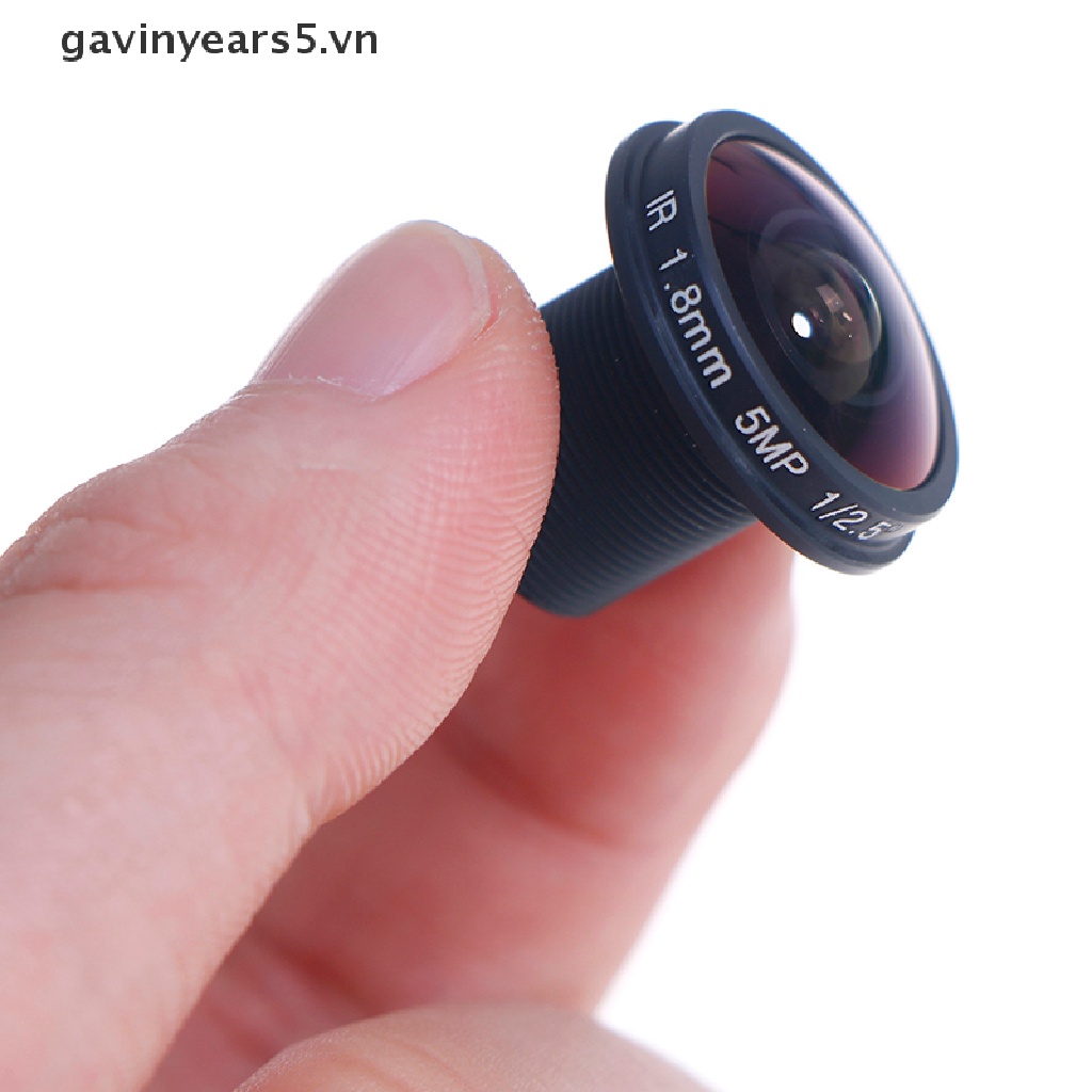 Ống Kính Fisheye 5 Triệu 1.8mm Góc Rộng 360 Độ F1: 2.0 Chuyên Dụng Cho CCTV