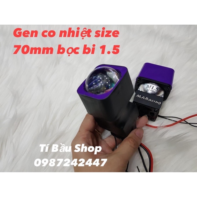 Gen co nhiệt size 70mm dùng bọc bi cầu 1.5mm