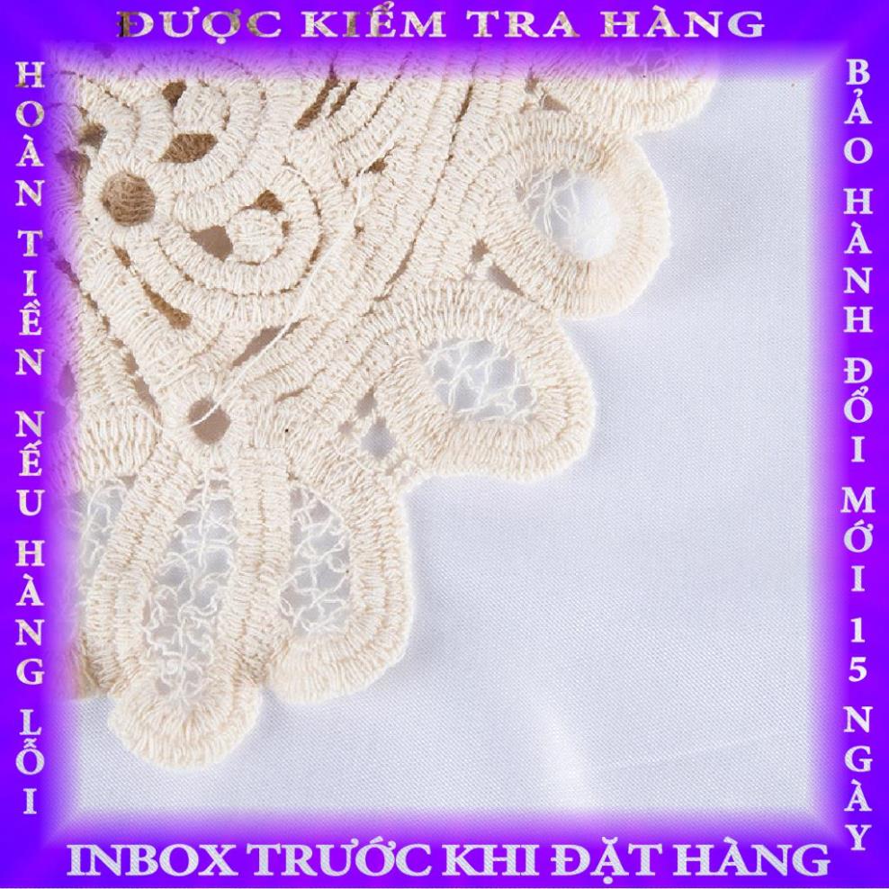Cổ áo choàng búp bê hình tròn giả thêu ren tháo được cho áo sơ mi nữ huynhnhu
