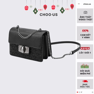 Túi xách nữ đeo vai đeo chéo CHOO.US Basic (Da Nhăn)