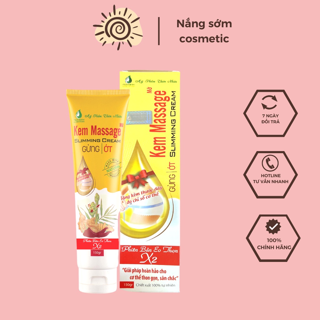 Kem tan mỡ Ngân Bình 2x giảm mỡ cấp tốc bụng đùi , bắp tay bắp chân hiệu quả