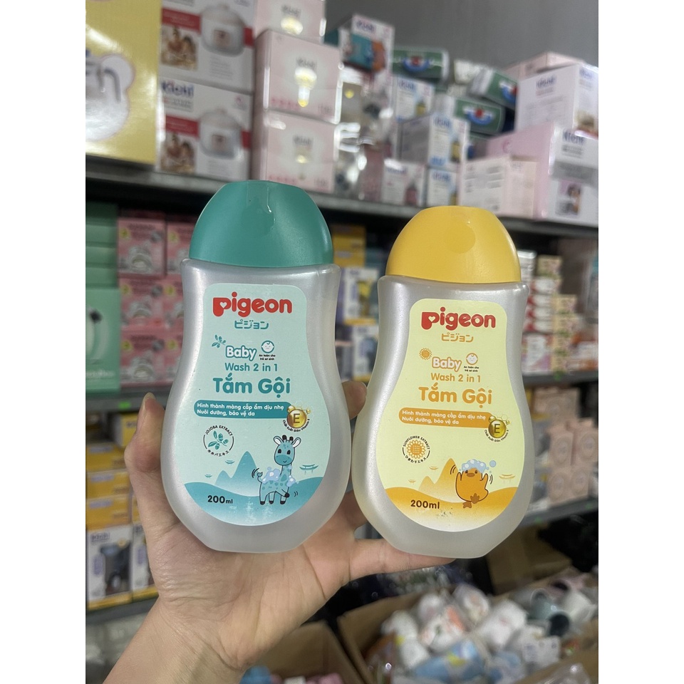 Sữa tắm và gội Pegion 2 trong 1 loại 200ml