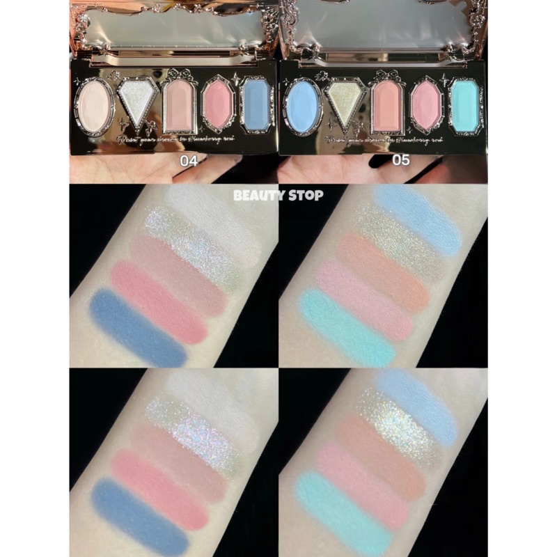 Bảng Phấn Mắt FLOWER KNOWS Strawberry Rococo Series