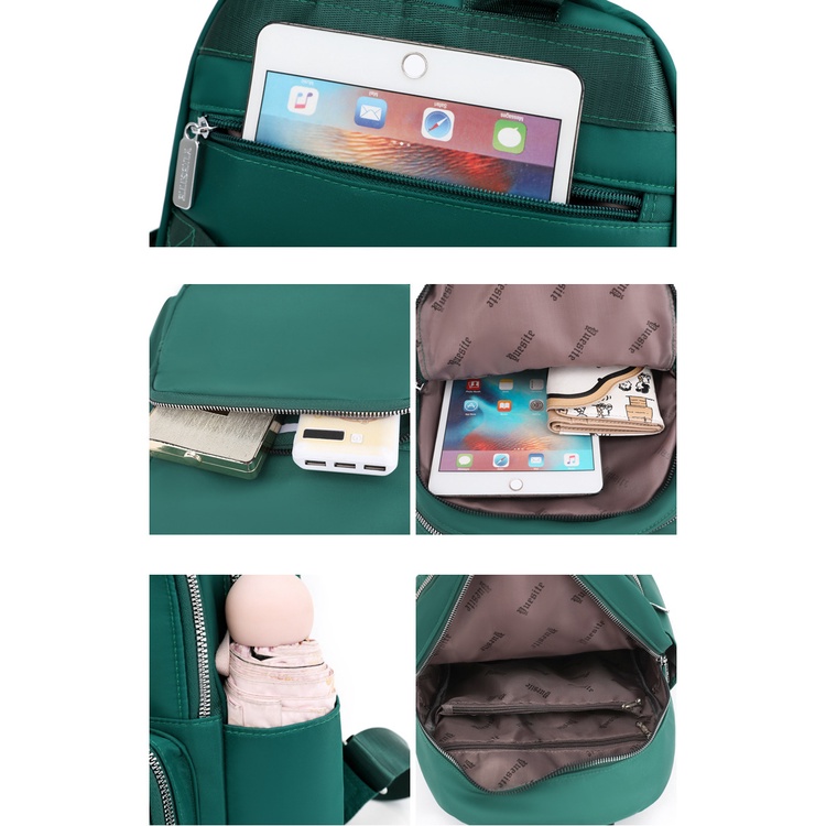 Balo nữ mini nhiều màu chống nước nhiều ngăn đựng tiện lợi thời trang trung niên công sở 0371