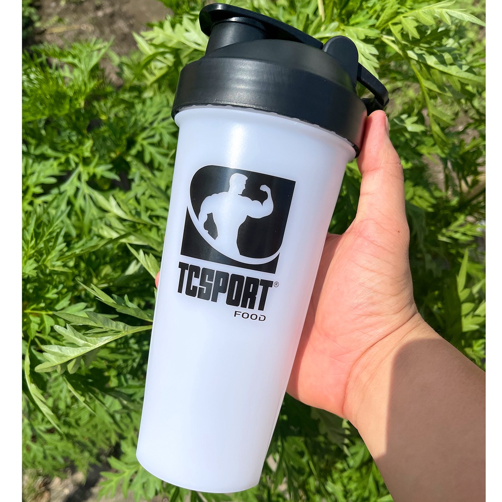 Bình nước thể thao Shaker - 600 ml - Bình lắc Shaker pha sữa cho người tập GYM