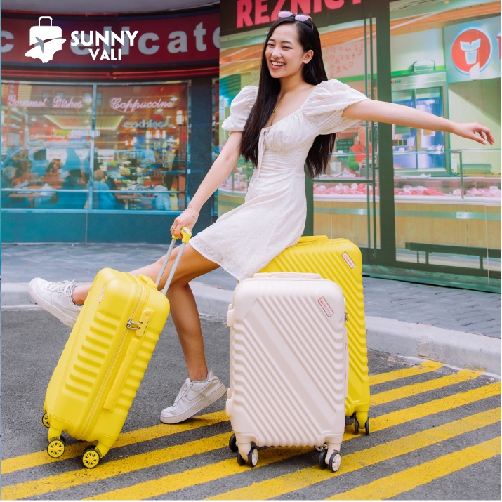 Vali kéo du lịch SIZE 24 inch - Vali Sunny SV05, Vali bán chạy Bền Đẹp bảo hành 3 năm