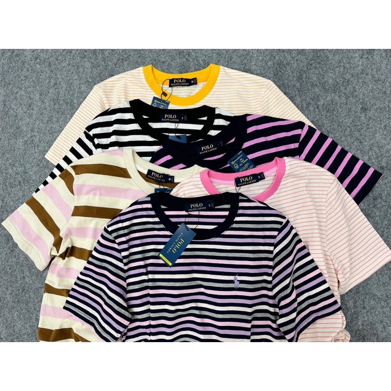 ÁO THUN SỌC TAY NGẮN