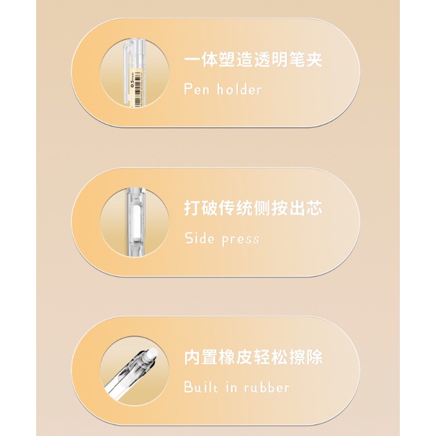 Bút chì bấm Deli thiết kế đặc biệt dùng cho học sinh, sinh viên, văn phòng mã SH112/SH113