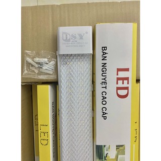 Bóng đèn led bán nguyệt 1m2 đầu vuông 60w ánh sáng trắng đèn led gắn tường 60w 80w viền vàng siêu sáng