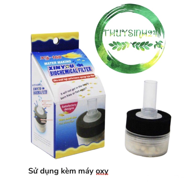 Sủi vi sinh XY-168 | xy 168 - lọc vi sinh bio 2 tầng | lọc nước bể cá