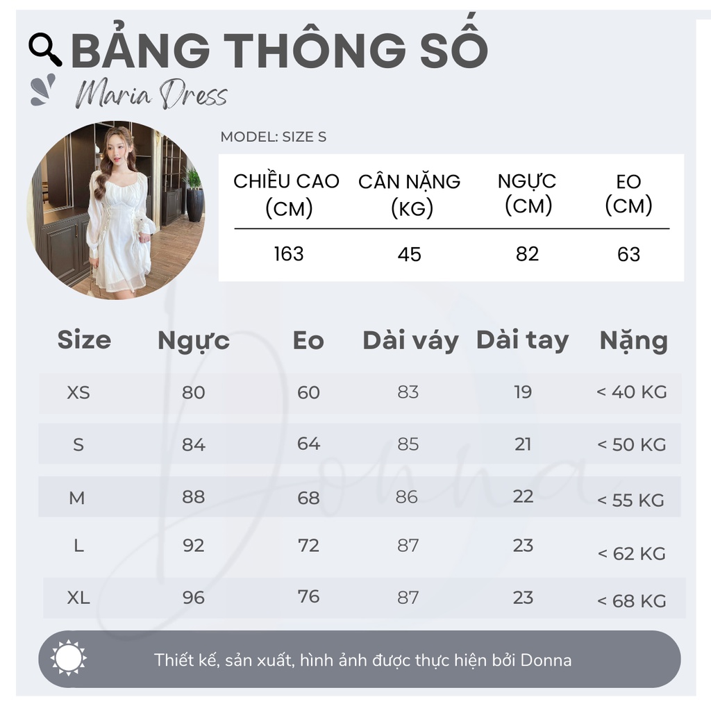 Đầm thiết kế tơ nhũ DONNA chính hãng dự tiệc Maria Dress màu đen sang trọng