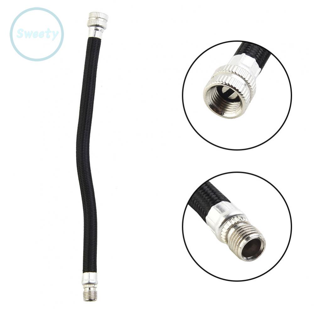 1 X Pump Extension Tube Connector Air Nozzle Hose Rubber+Copper Durable 15.5cm-