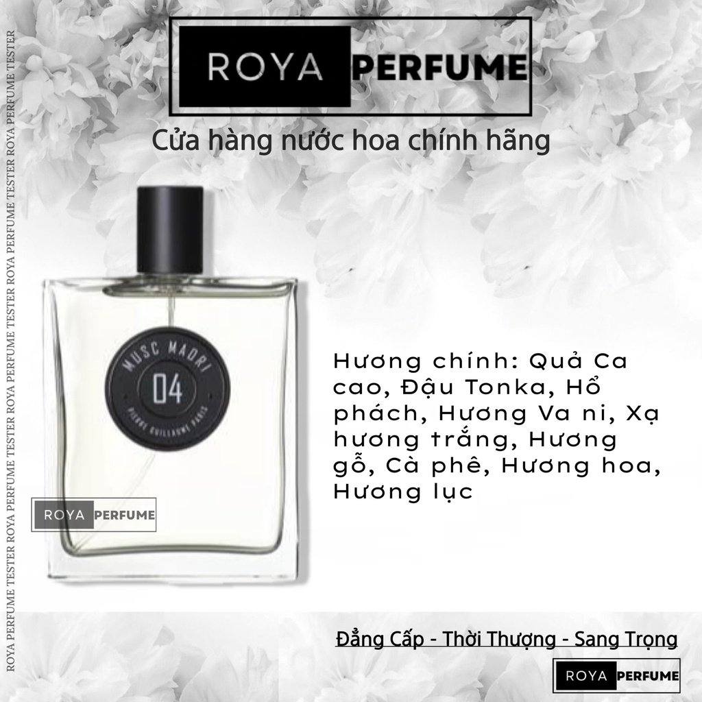 -𝑹𝑶𝑱𝑨- Nước hoa unisex PG04 Musc Maori PIERRE GUILLAUME er -𝑹𝑶𝑱𝑨-