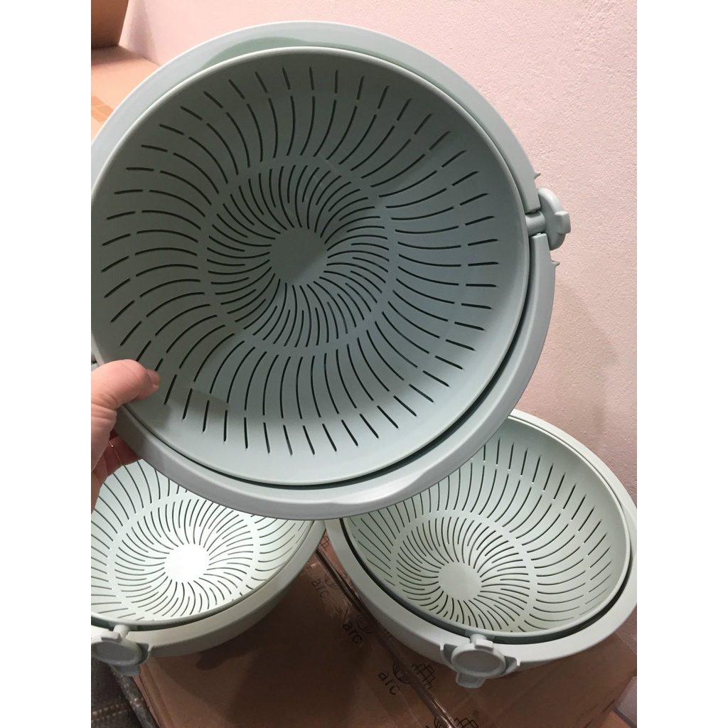 Bộ thau rổ xoay đa năng Yoko 30cm Chính hãng INOCHI