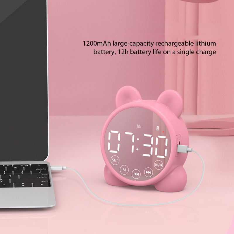 Loa Bluetooth Không Dây Nhỏ Gọn Có Đồng Hồ Báo Thức Để Bàn Hỗ Trợ Thẻ TF / Điện Thoại Di Động Phổ Biến Bán Chạy Nhất | BigBuy360 - bigbuy360.vn