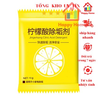Bột tẩy cặn ấm nước, ấm điện, cốc chén bình nước đánh bóng siêu tốc Happy Home