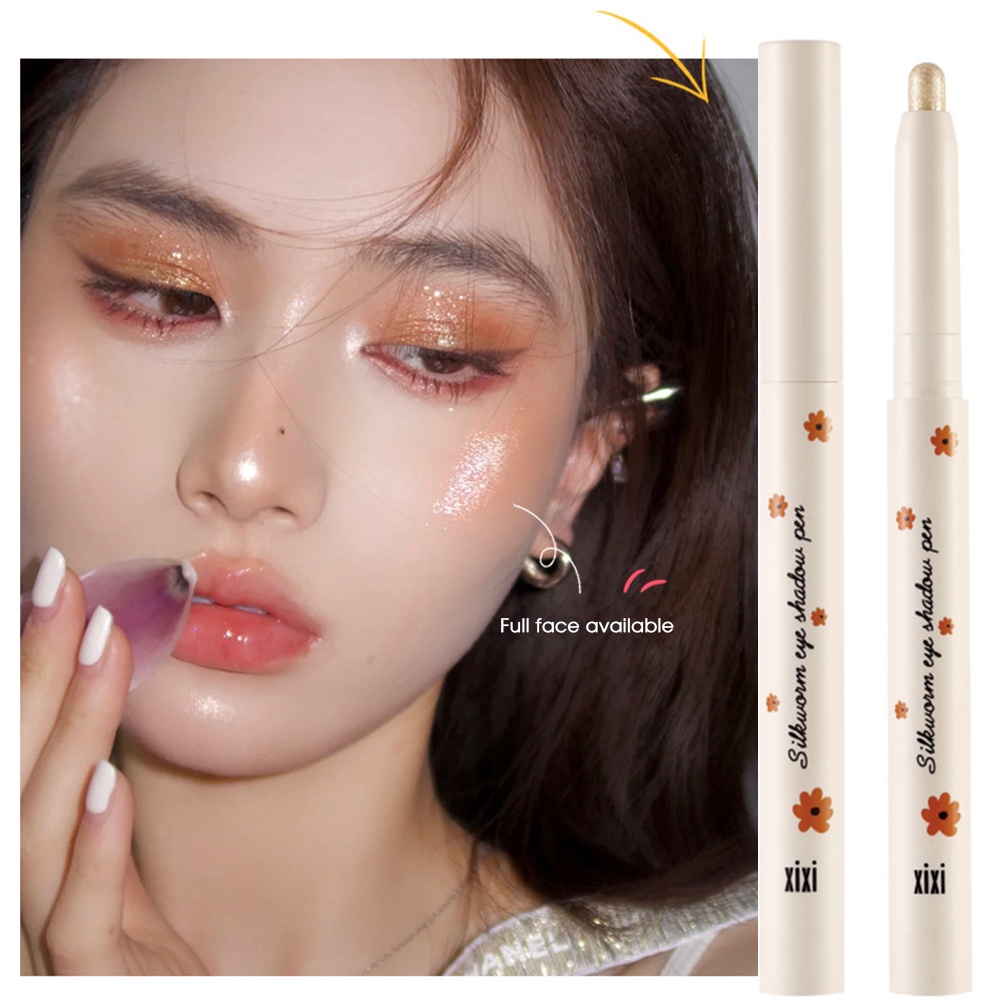 Bút Trang Điểm Mắt Kiêm Phấn Bắt Sáng Xixi 5 Màu Tùy Chọn Đa Năng Tiện Dụng