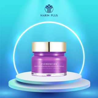 Kem dưỡng da ban đêm Forencos Peptide 50g màu tím, kem dưỡng ẩm Hàn Quốc nâng tone, chống lão hóa Harin Official Store