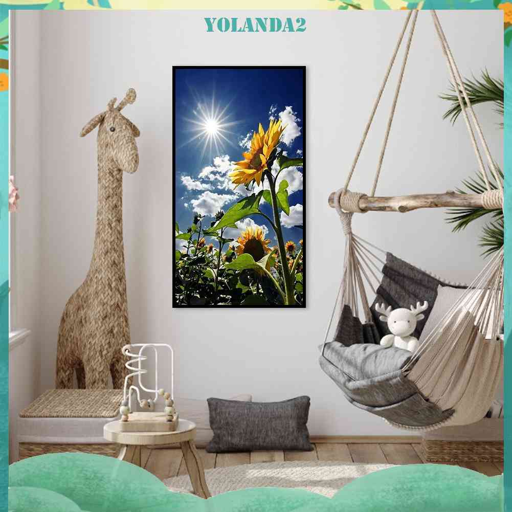 Bộ Tranh Thêu Chữ Thập DIY Hình Hoa Hướng Dương 2 / 11CT