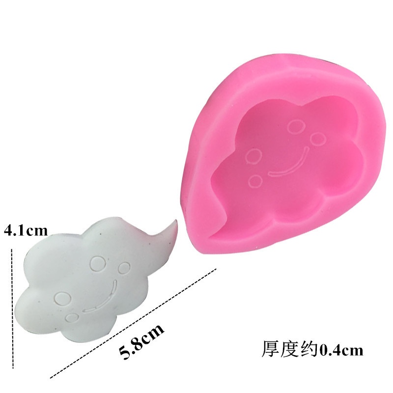 Khuôn silicone Làm Bánh Hình Đám Mây Lấp Lánh diy