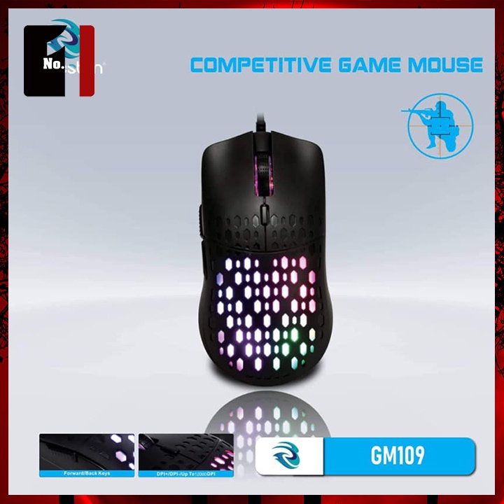 Chuột Máy Tính Gaming Bosston GM109 Led Rgb Chuột Vi Tính Laptop Pc Chơi Game Có Dây Siêu Nhạy