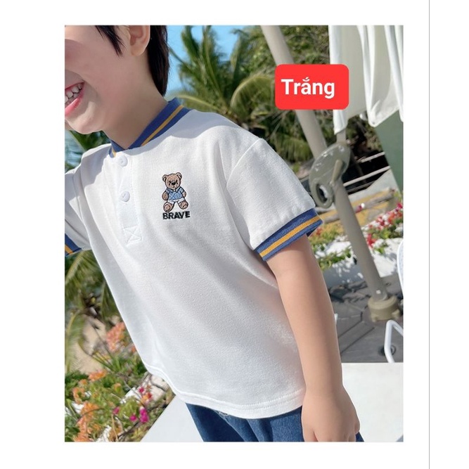 Áo polo ngắn tay cổ bomber ,chất liệu thun cá sấu thoáng mát