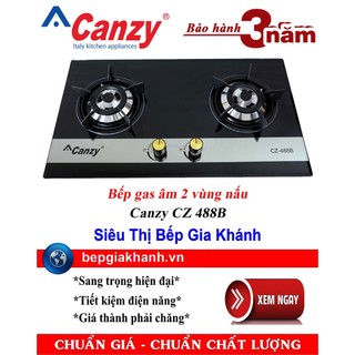 [HCM]Bếp gas âm 2 vùng nấu Canzy CZ 488B