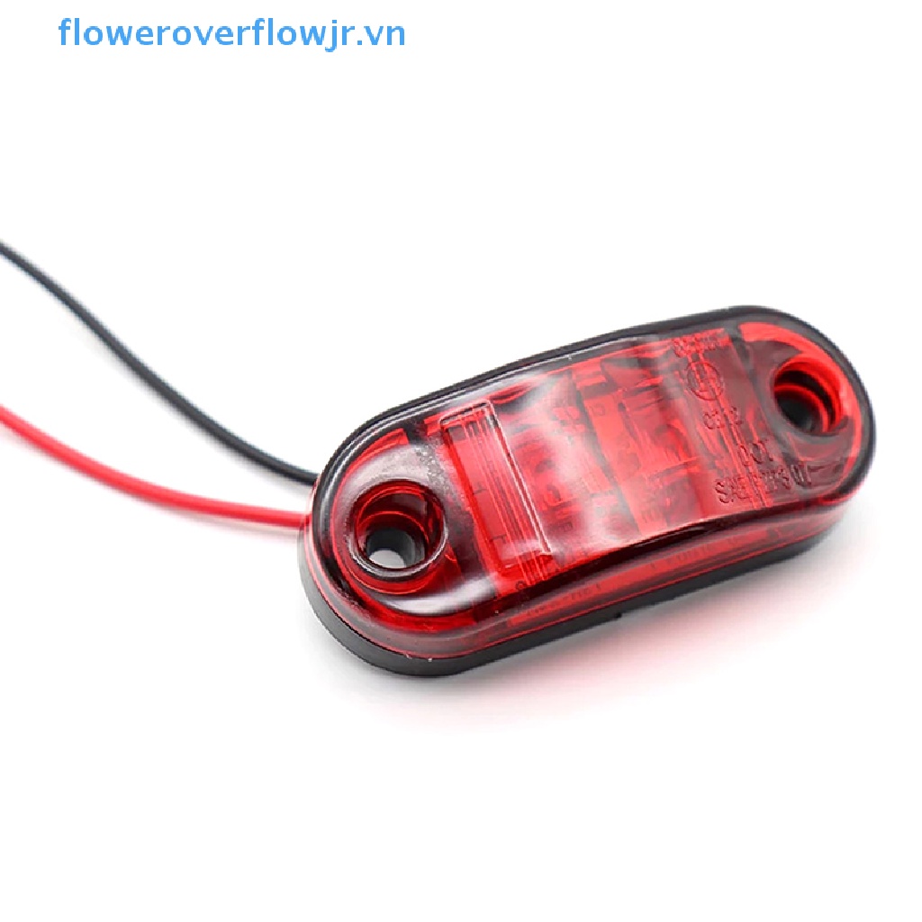 Đèn LED Cảnh Báo Hình Oval 12V 24V Chuyên Dụng Cho Xe Tải