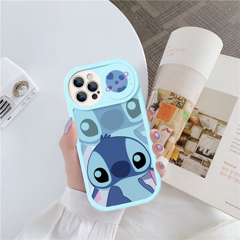 Ốp lưng iphone nắp trượt tròn stitch lotso 6/6splus/7/7plus/8/8plus/x/xs/11/12/13/14/pro/promax - SALE HOT X5-25