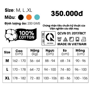 Áo thun tay ngắn PHỞ 419 unisex form basic rộng