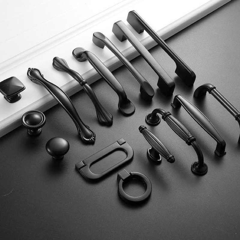 Tay Nắm Tủ, Tay Nắm Ngăn Kéo  đen