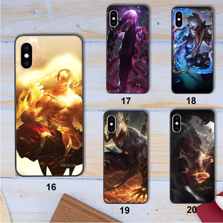 Ốp Iphone X / XS Max / XR in hình tướng leesin liên minh huyền thoại