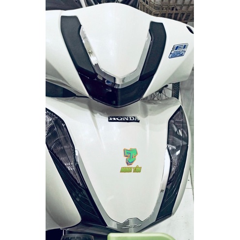 Tem cong honda chữ nổi gắn mặt nạ xe Lead, AirBlade, Sh, Vario