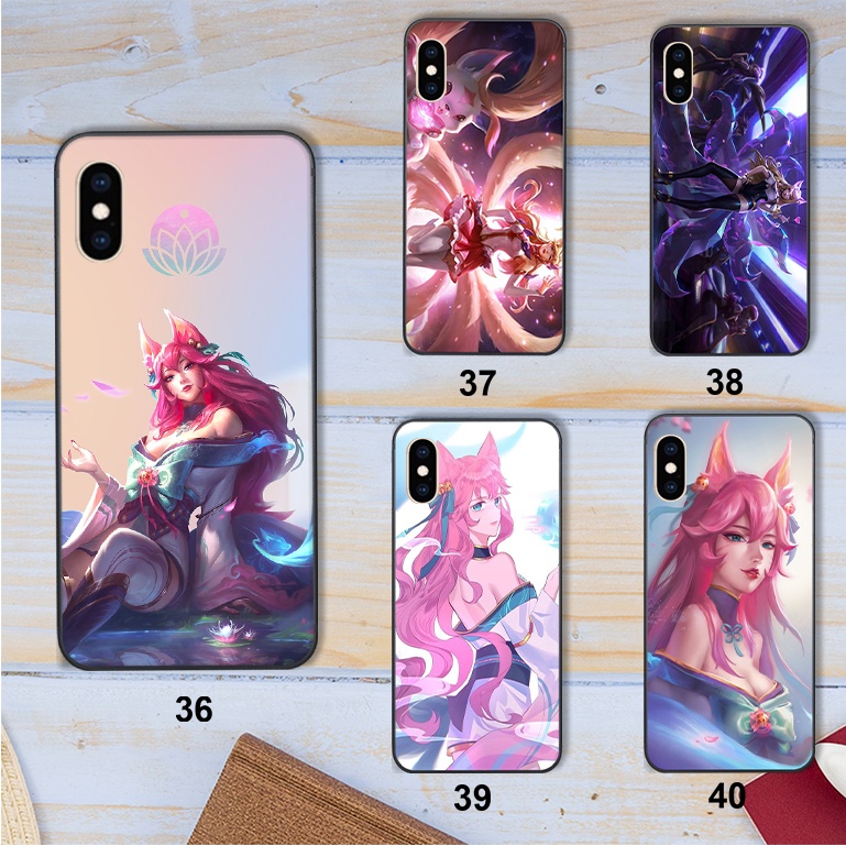 Ốp Iphone X / XS Max / XR in hình tướng Ahri liên minh huyền thoại