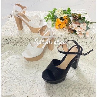 Xuồng gót trụ 12cm nhẹ êm