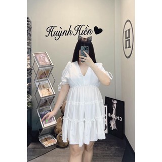 ❤️ BIGSIZE ❤️ ĐẦM CỔ V BBD 60-100KG