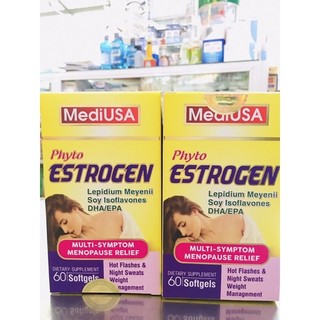 Viên uống đẹp da, tăng nội tiết tố MediUSA Phyto Estrogen hộp 60 viên