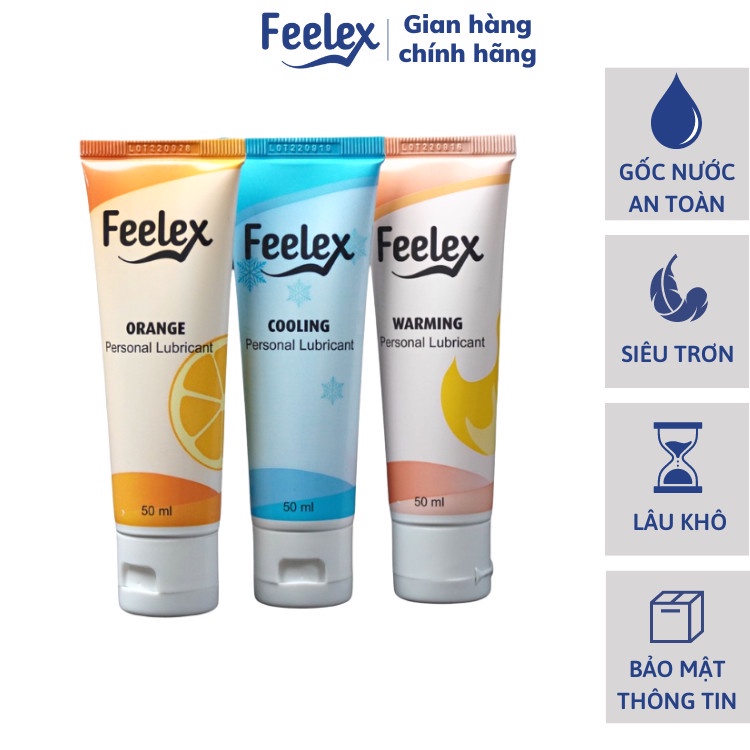 Gel bôi trơn cao cấp Feelex Personal Lubricant 50ml