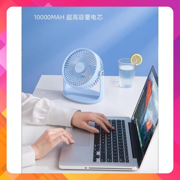 Quạt sạc tích điện Yoobao F2 Pro 10000mAh, chạy liên tục 60 giờ