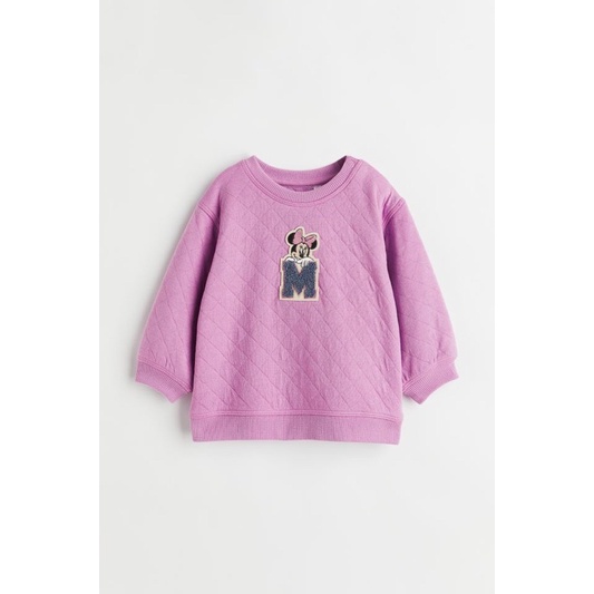 Áo nỉ tím bé gái